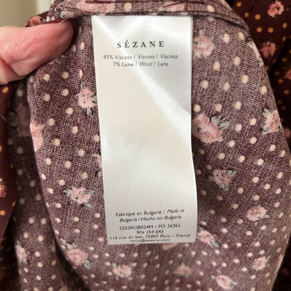 Sezane, Dress, Tilia Imprime Prisca, US 4 - Picture 3 of 6